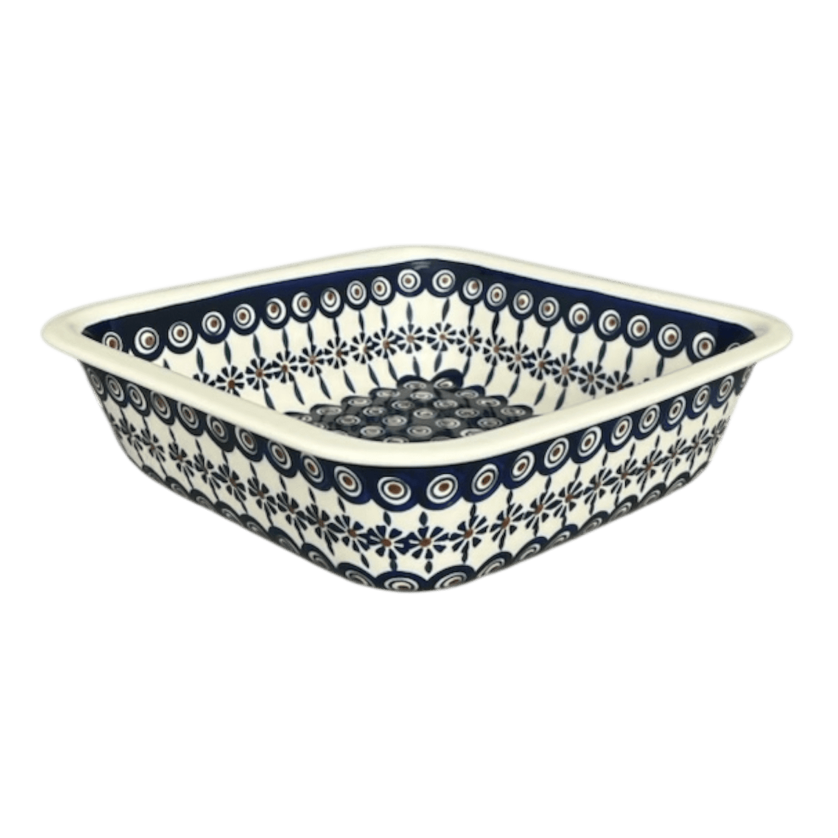 Baker, Square, 11.5" Deep in "Floral Peacock" by Manufaktura | Z149T-54KK