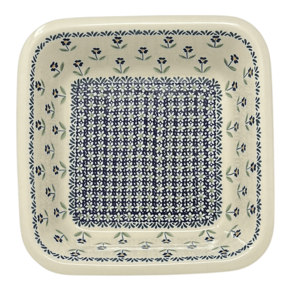 Baker, Square, 11.5" Deep in "Forget Me Not" by Manufaktura | Z149T-ASS