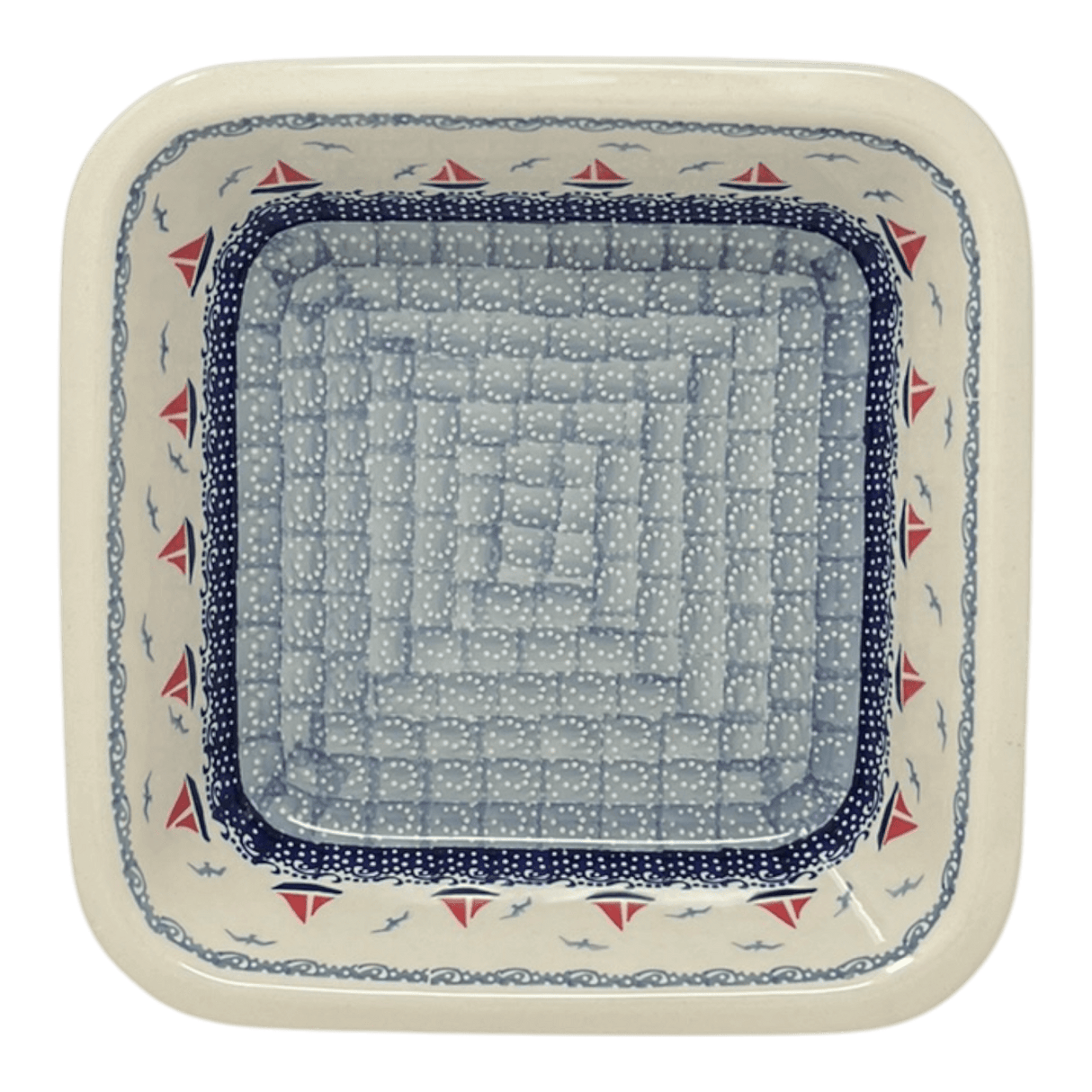 Baker, Square, 11.5" Deep in "Smooth Seas" by Manufaktura | Z149T-DPML