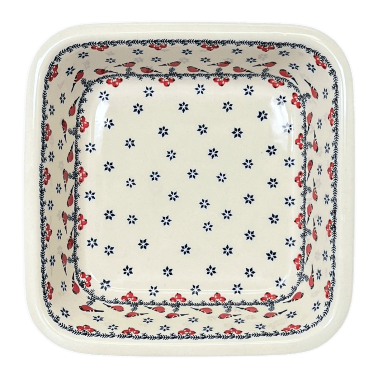 Baker, Square, 11.5" Deep in "Red Bird" by Manufaktura | Z149T-GILE