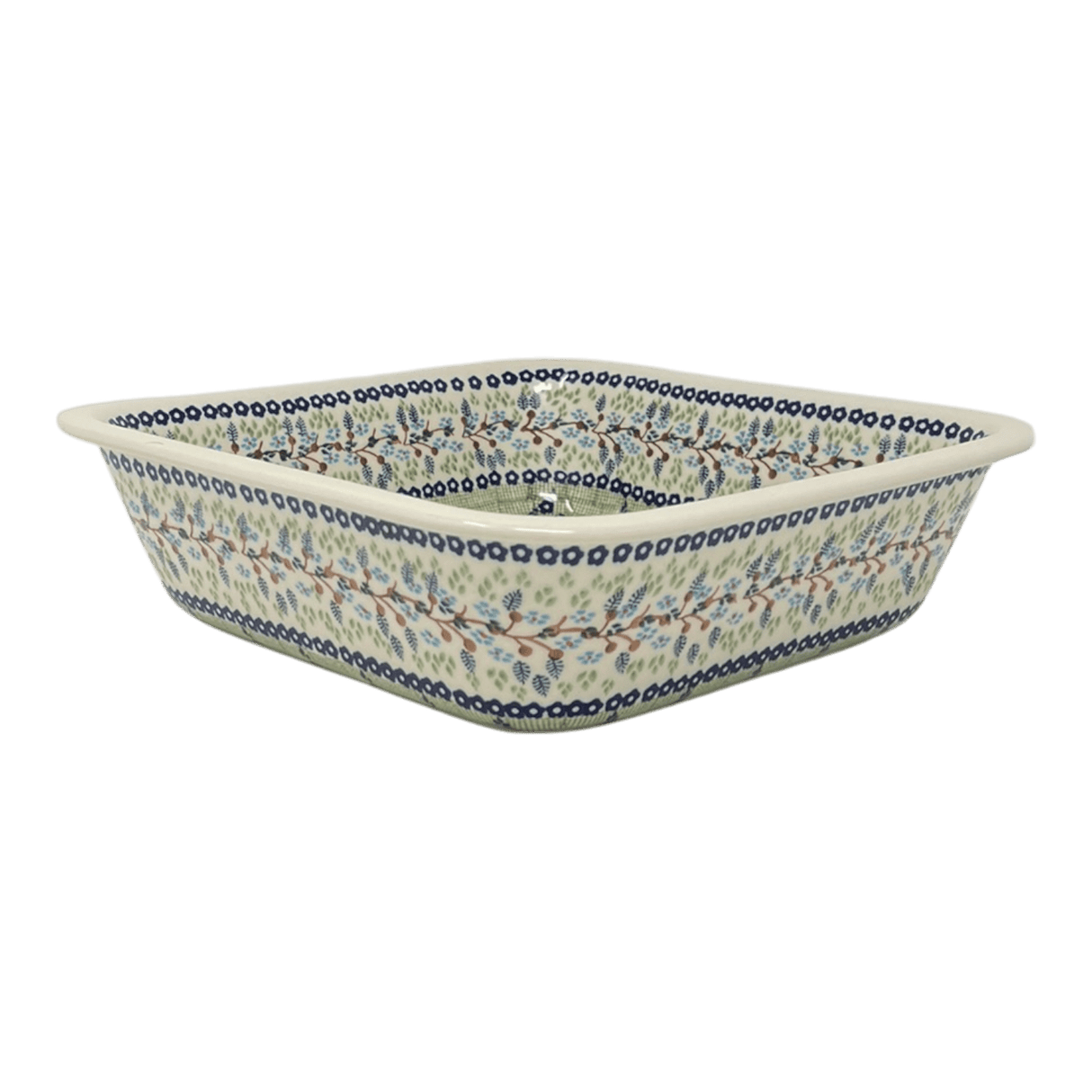 Baker, Square, 11.5" Deep in "Spring's Promise" by Manufaktura | Z149T-KK03