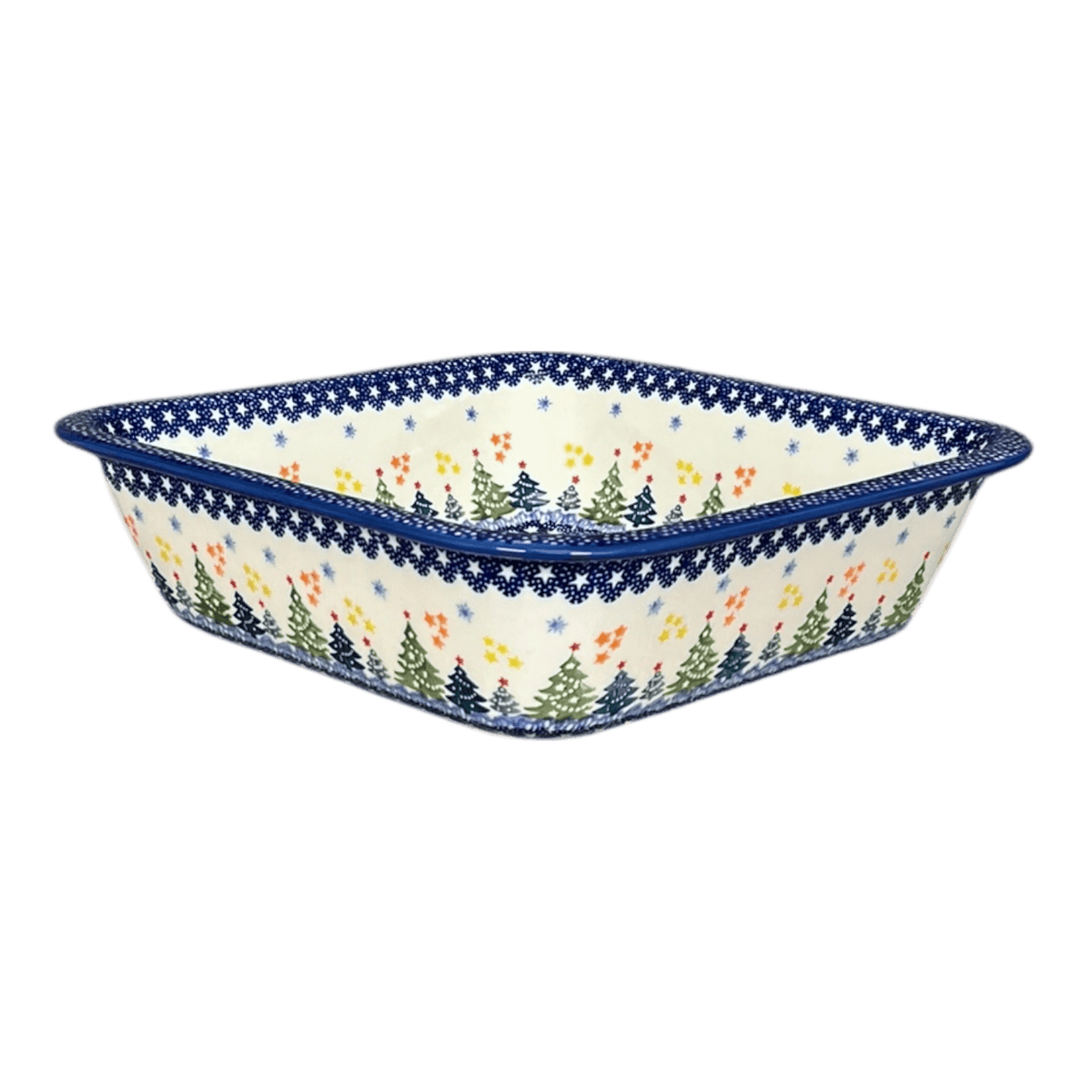 Baker, Square, 11.5" Deep in "Festive Forest" by Manufaktura | Z149U-INS6