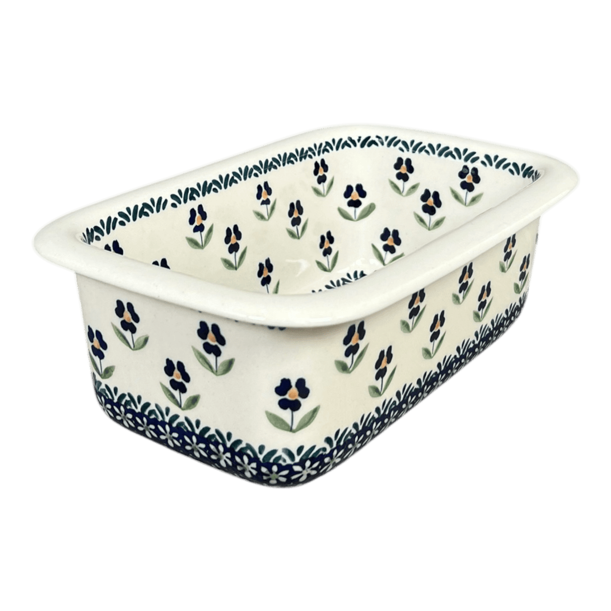 Baker, Bread, 9.5" x 6" in "Forget Me Not" by Manufaktura | Z150T-ASS