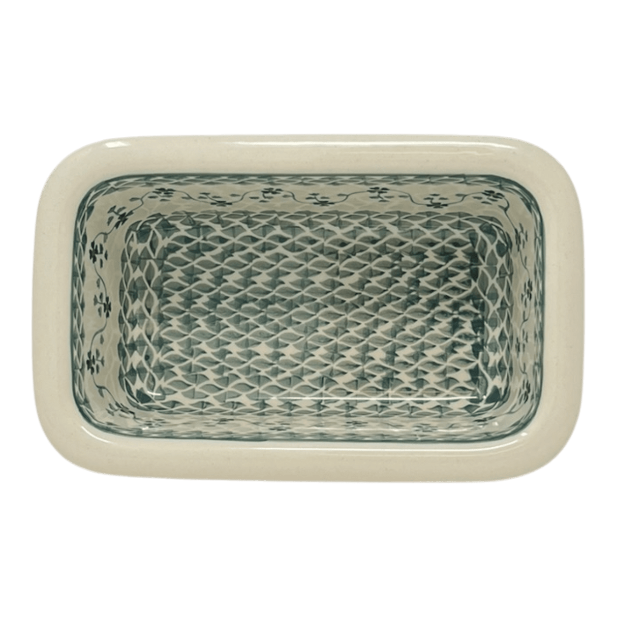 Baker, Bread, 9.5" x 6" in "Woven Pansies" by Manufaktura | Z150T-RV