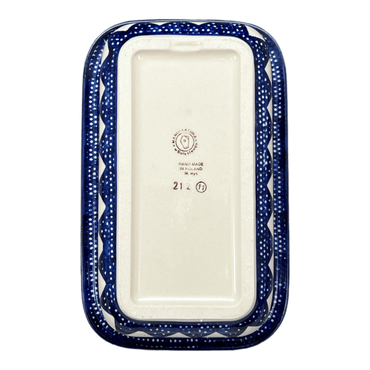 Baker, Bread, 9.5" x 6" in "Sea of Hearts" by Manufaktura | Z150T-SEA