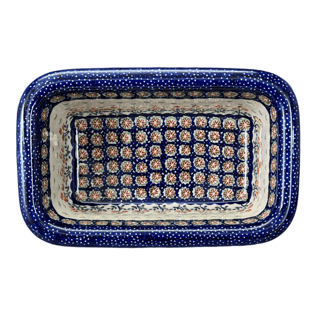 Baker, Bread, 9.5" x 6" in "Floral Spray" by Manufaktura | Z150U-DSO