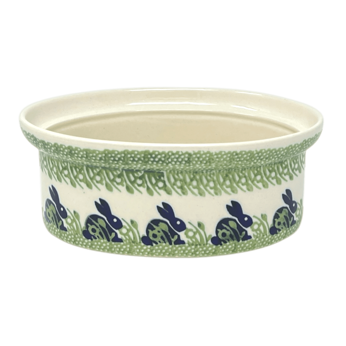 Baker, Oval, Lid, 9" x 6" in "Bunny Love" by Manufaktura | Z156T-P324