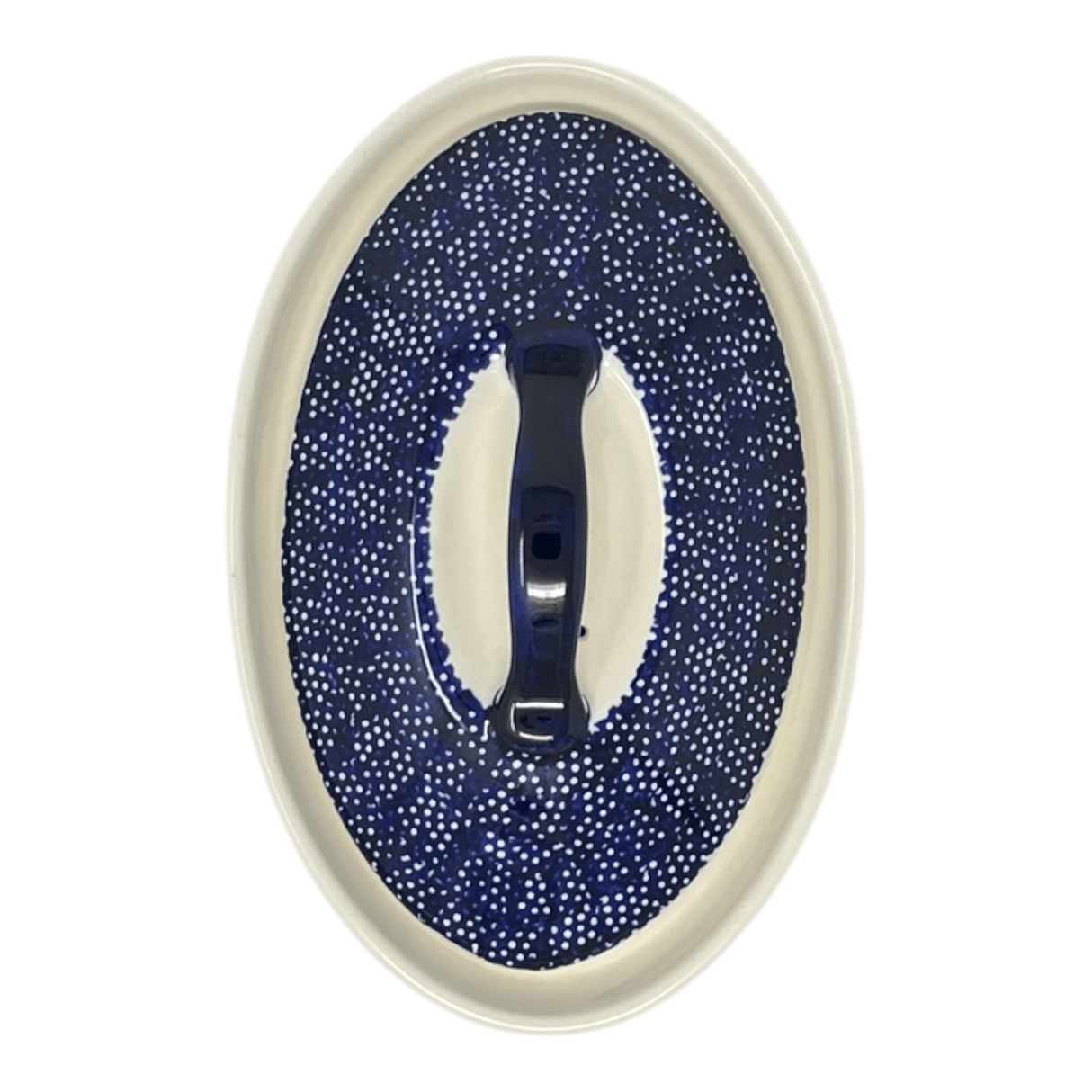 Baker, Oval, Lid, 9" x 6" in "Bunny Love" by Manufaktura | Z156T-P324