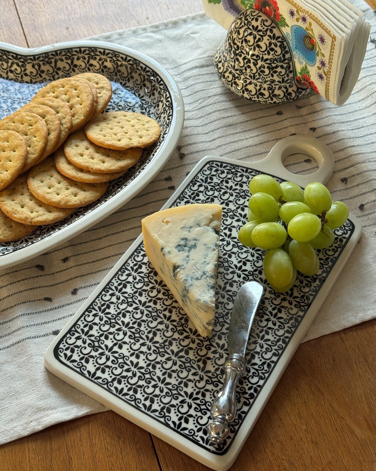 Cutting Board, Rectangular, 11.5" x 5.75" in "Spring Swirl" by Zaklady | Y1064-A1073A