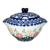 Polish Pottery 3" Sugar Bowl (Flower Power) | C003T-JS14 at PolishPotteryOutlet.com
