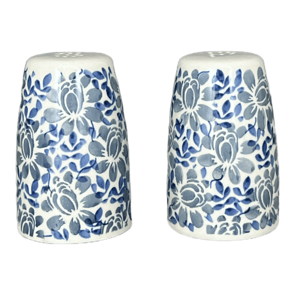 Salt & Pepper, 3.75" in "English Blue" by Manufaktura | S086U-AS53