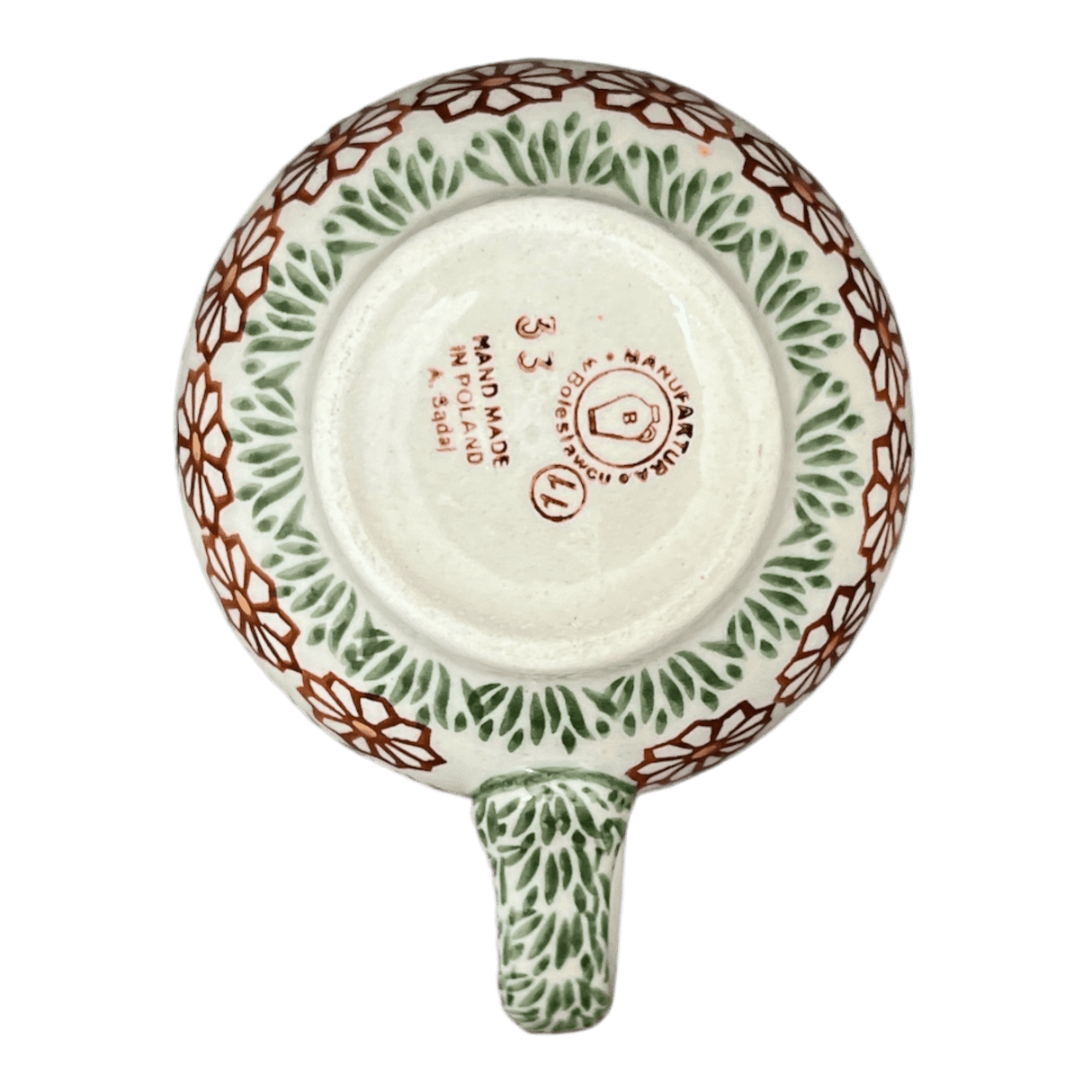 Mug, Belly Mug, 16 oz Large in "Prairie Garden" by Manufaktura | K068T-DPST