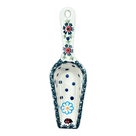 Polish Pottery 6" Scoop (Lady Bugs) | L018T-IF45 Additional Image at PolishPotteryOutlet.com