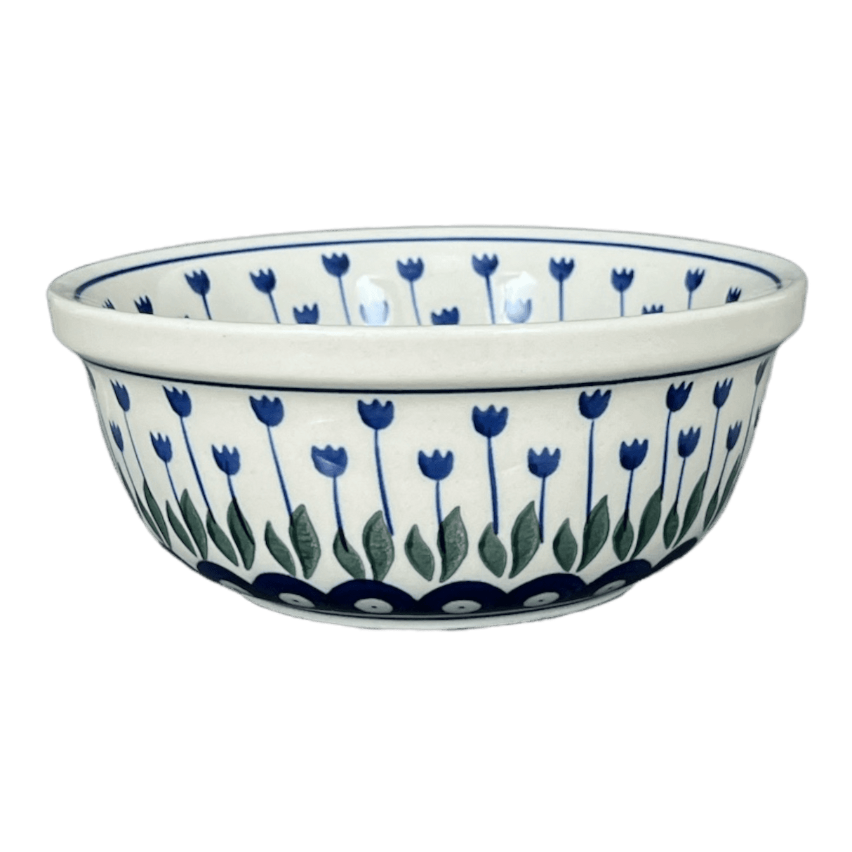 Bowl, Round, 6.25" in "Tulip Dot" by Ceramika Artystyczna | A209-377Z