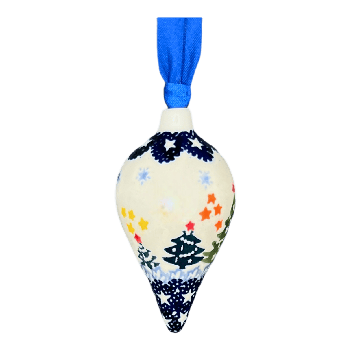 Ornament, Teardrop in "Festive Forest" by Manufaktura | K027U-INS6