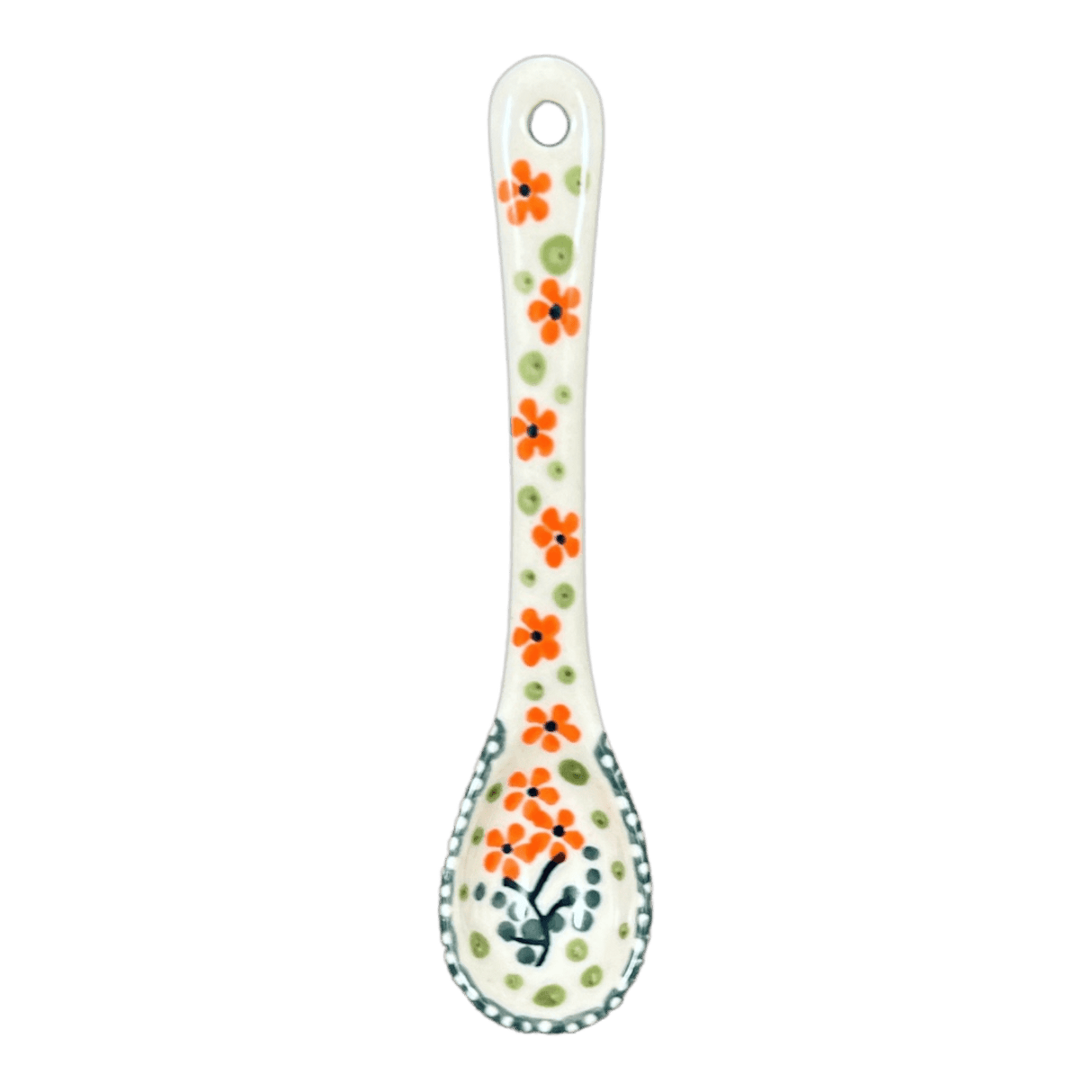 Spoon, Sugar, 5" in "Peach Blossoms" by Manufaktura | L001S-AS46