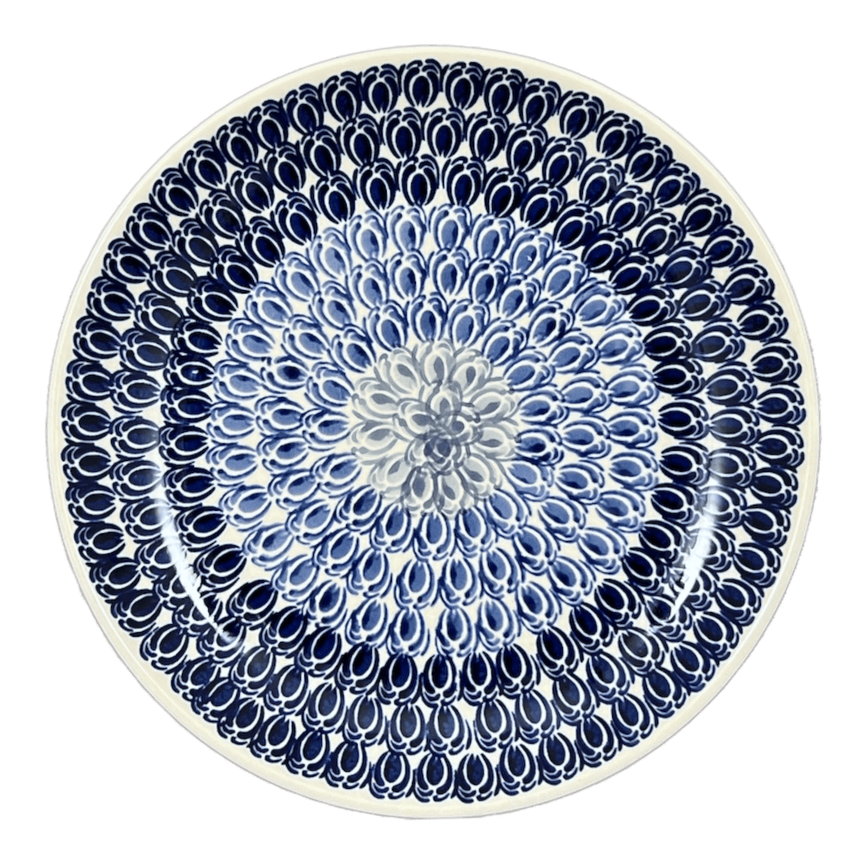 Plate, Round, Dinner, 10" in "Tulip Blues" by Manufaktura | T132T-GP16
