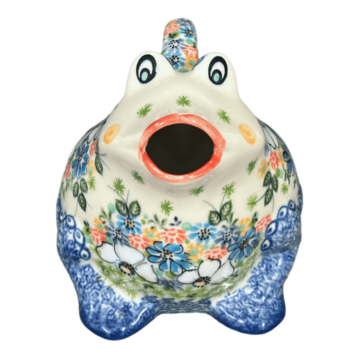 Watering Can, Frog, 40 oz in "Daisy Garden" by Galia | GZW23-ABP4