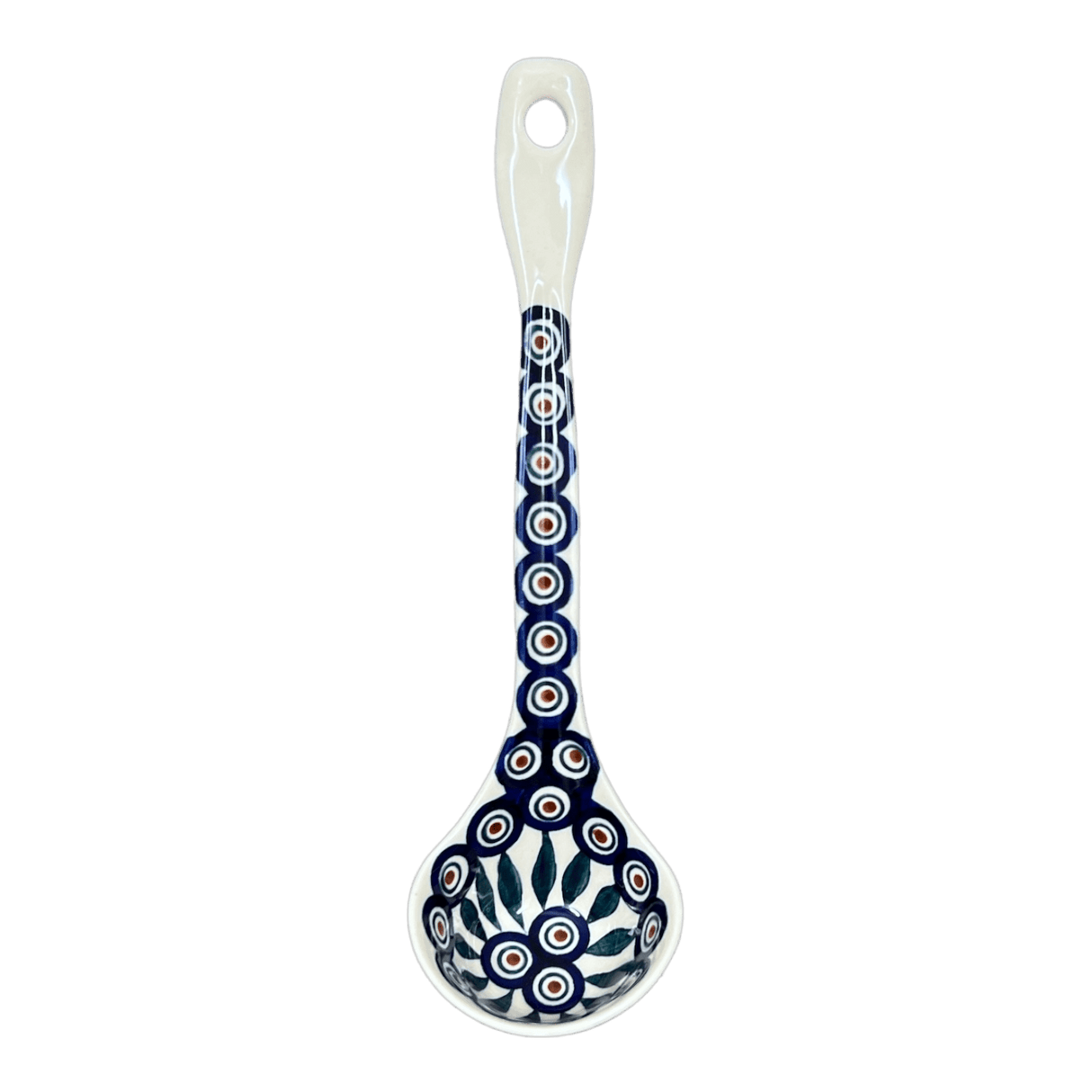 Ladle, Soup, 12" in "Peacock" by Manufaktura | C020T-54