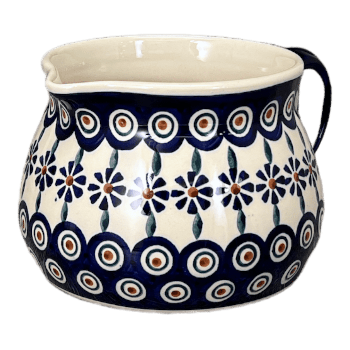 Pitcher, 1 Liter in "Floral Peacock" by Manufaktura | D044T-54KK