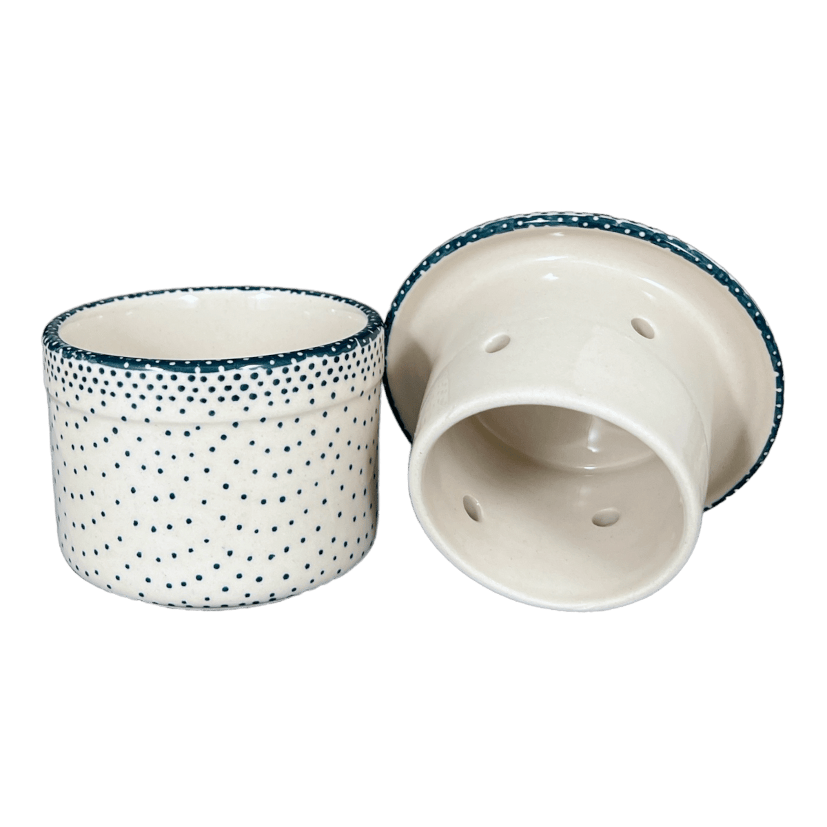 Butter Crock, 4.5" in "Misty Green" by Manufaktura | M136U-61Z