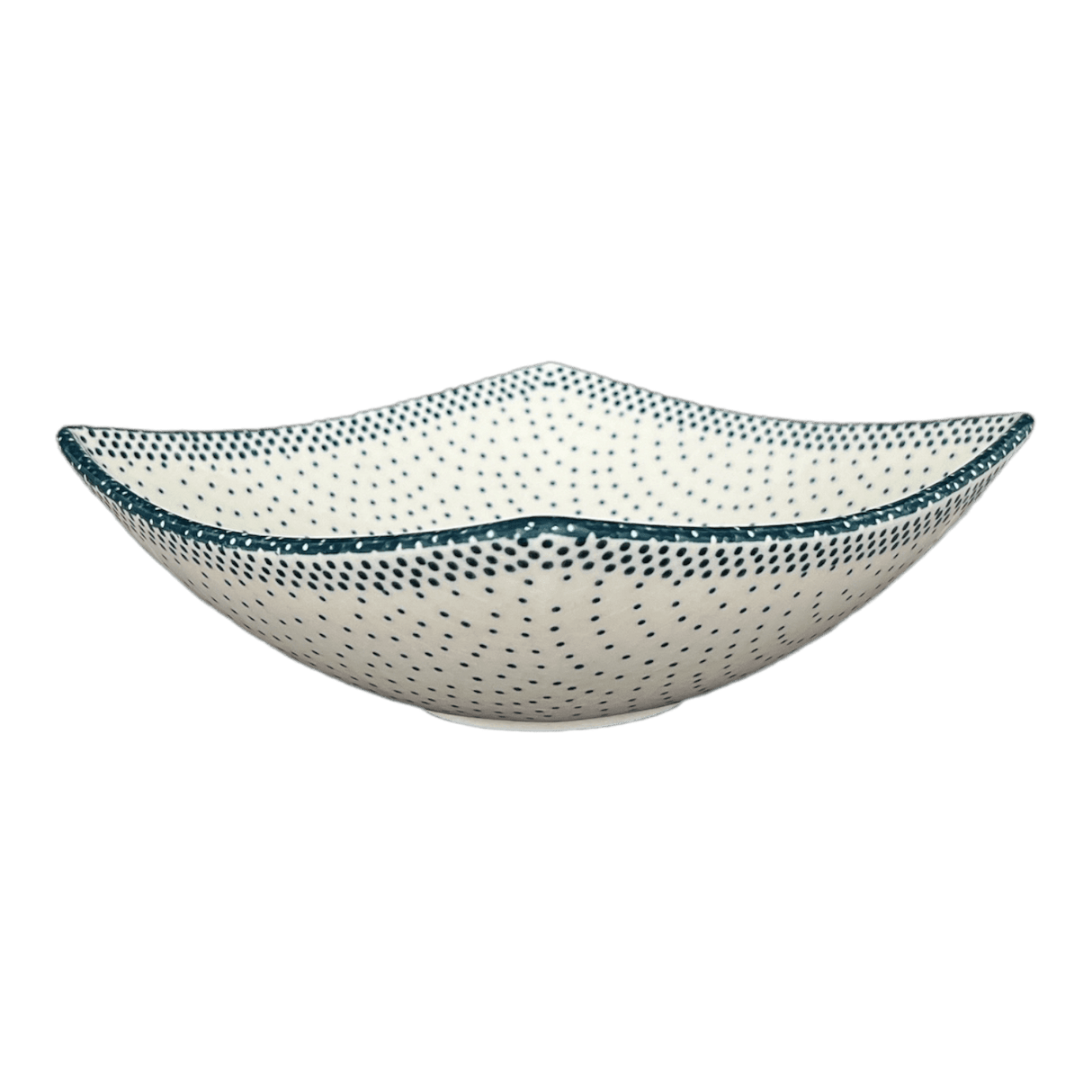 Bowl, Square, Nut, Medium, 7.75" in "Misty Green" by Manufaktura | M113U-61Z