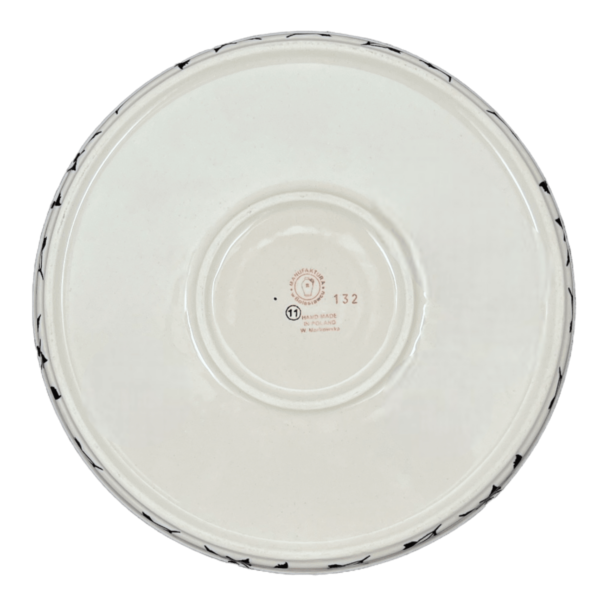 Tray, Round, 10.25" in "Black Spray" by Manufaktura | T153T-LISC