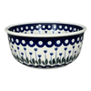 Polish Pottery CA 7.75" Bowl (Tulip Dot) | A211-377Z at PolishPotteryOutlet.com