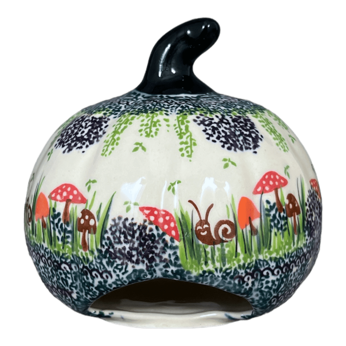 Luminary, Pumpkin, 5.75" in "Mushroom Meadow" by Galia | GAD33-ULA3