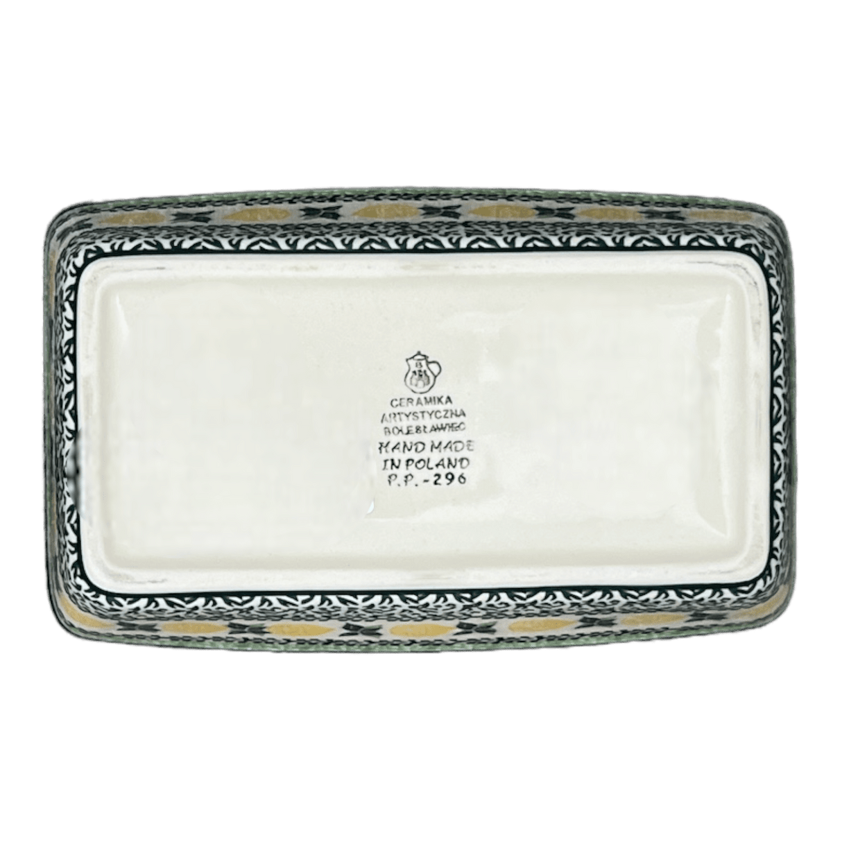 Baker, Bread, Medium, 8" x 5" in "Lemons and Leaves" by Ceramika Artystyczna | A603-2749X