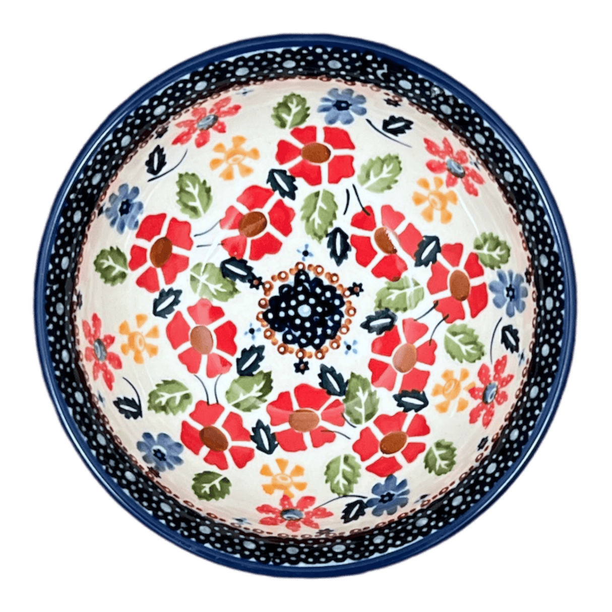 Bowl, Round, 6" in "Brilliant Bouquet" by Manufaktura | M089S-J113