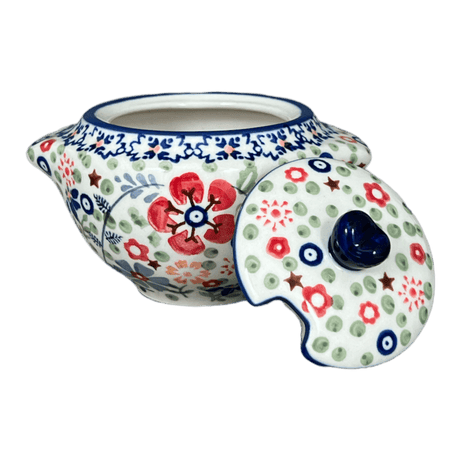 Bowl, Round, Sugar Bowl, 3" in "Full Bloom" by Manufaktura | C003S-EO34
