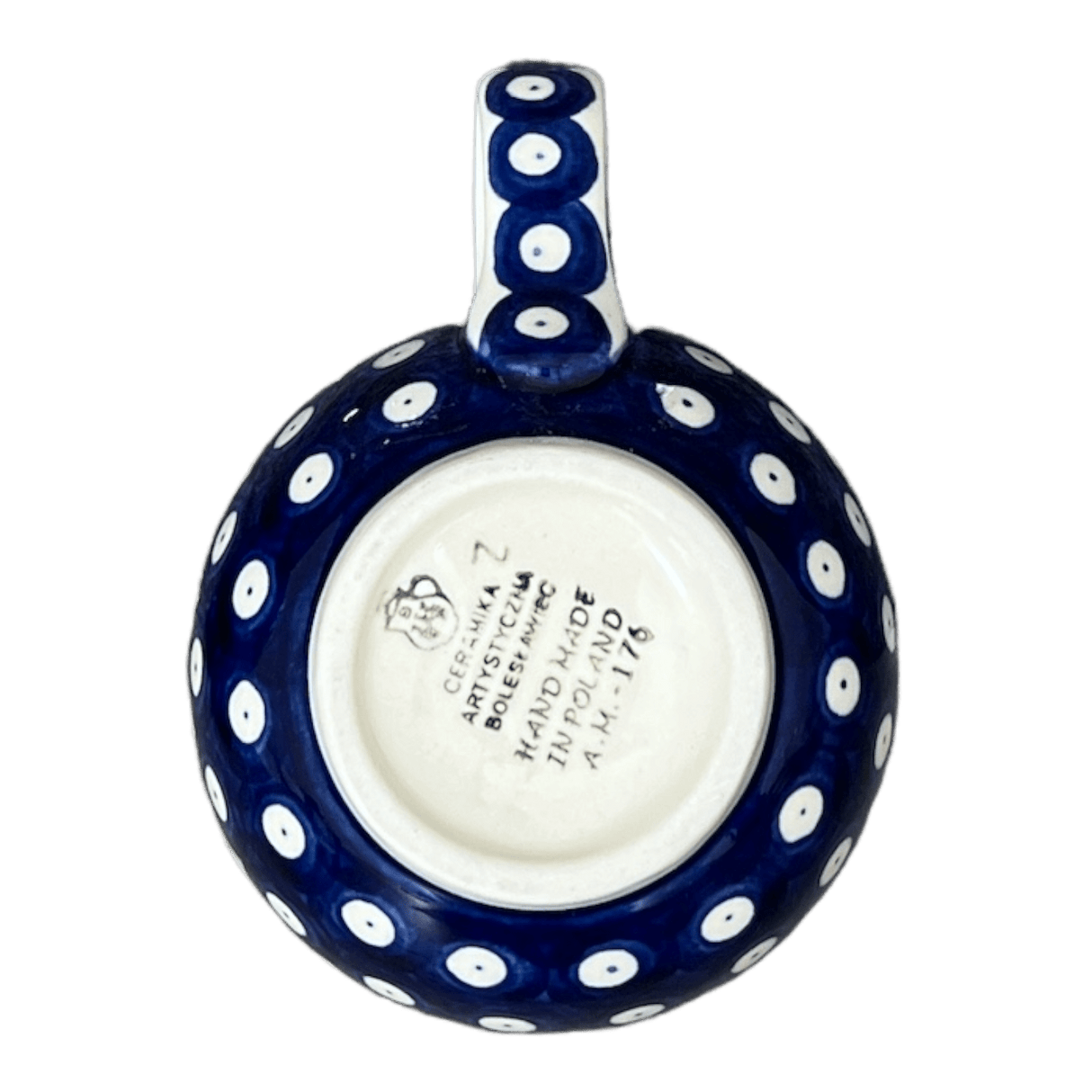 Mug, Belly Mug, 16 oz Large in "Tulip Dot" by Ceramika Artystyczna | A073-377Z