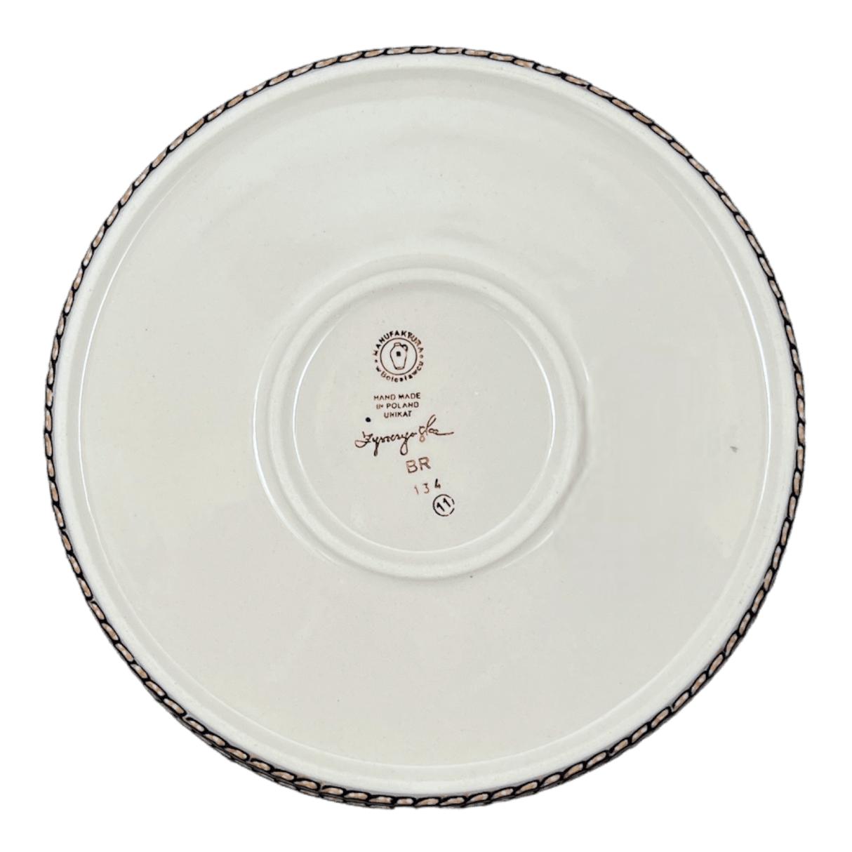 Tray, Round, 10.25" in "Bouquet in a Basket" by Manufaktura | T153S-JZK