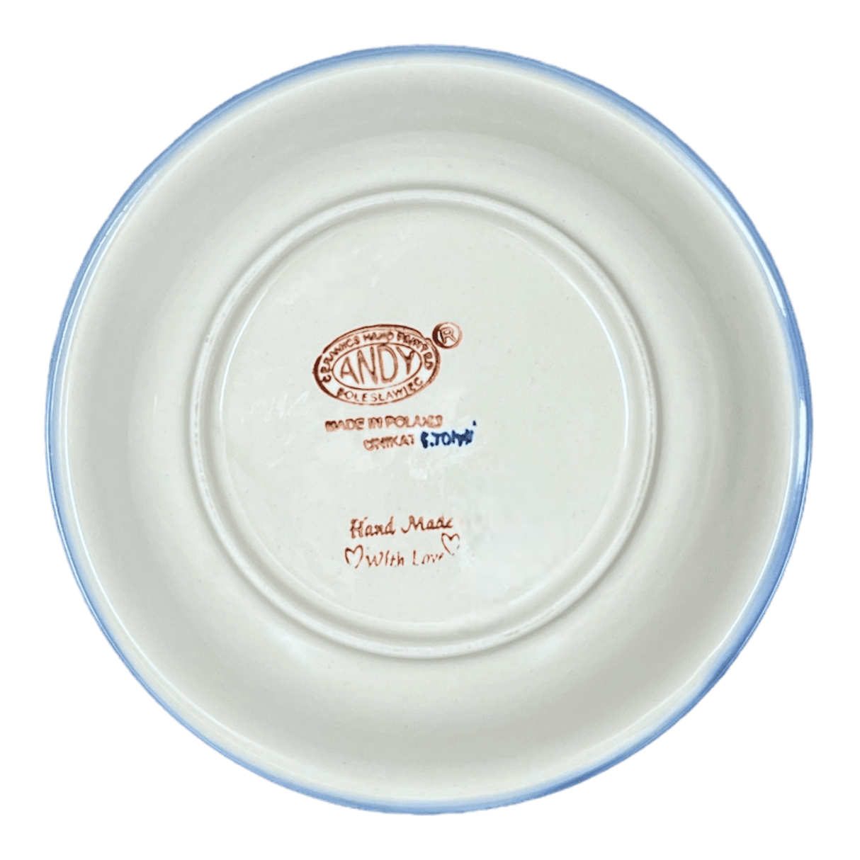 Bowl, Round, Pasta, 9" in "Polish Bouquet" by Andy | NDA112-82