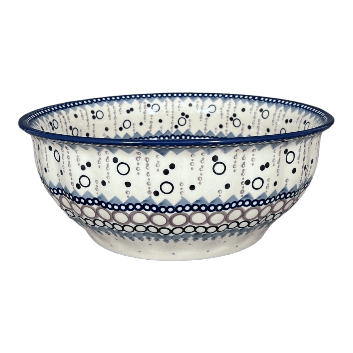 Bowl, Round, 11" in "Bubble Blast" by Manufaktura | M087U-IZ23