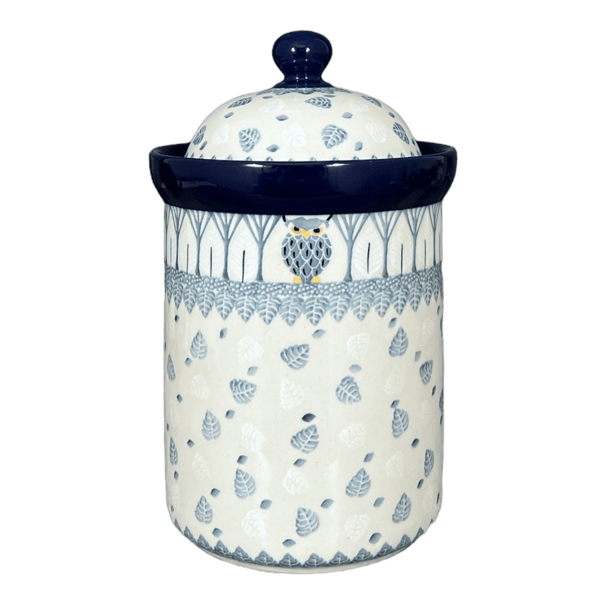 Canister, 1.5 Liter in "Lone Owl" by Ceramika Artystyczna | A493-3326X