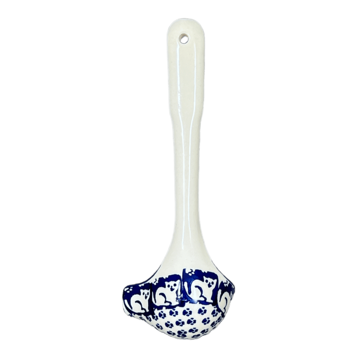 Ladle, Gravy, 7.5" in "Kitty Cat Path" by Manufaktura | L015T-KOT6