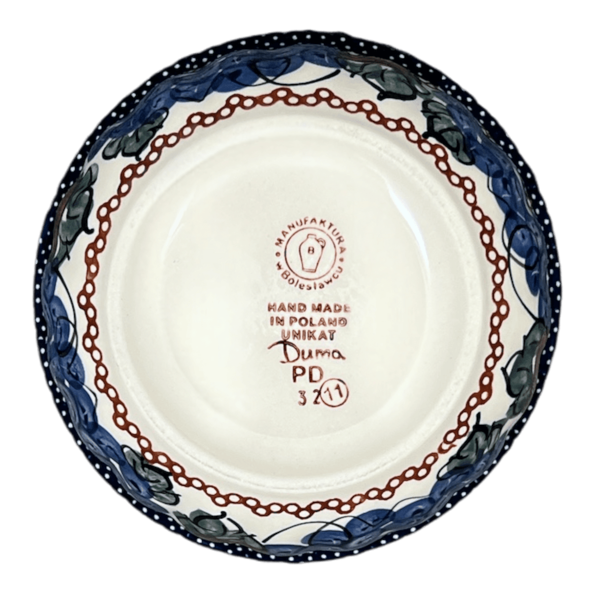 Bowl, Round, 5.5" in "Tuscan Dreams" by Manufaktura | M083S-DMW