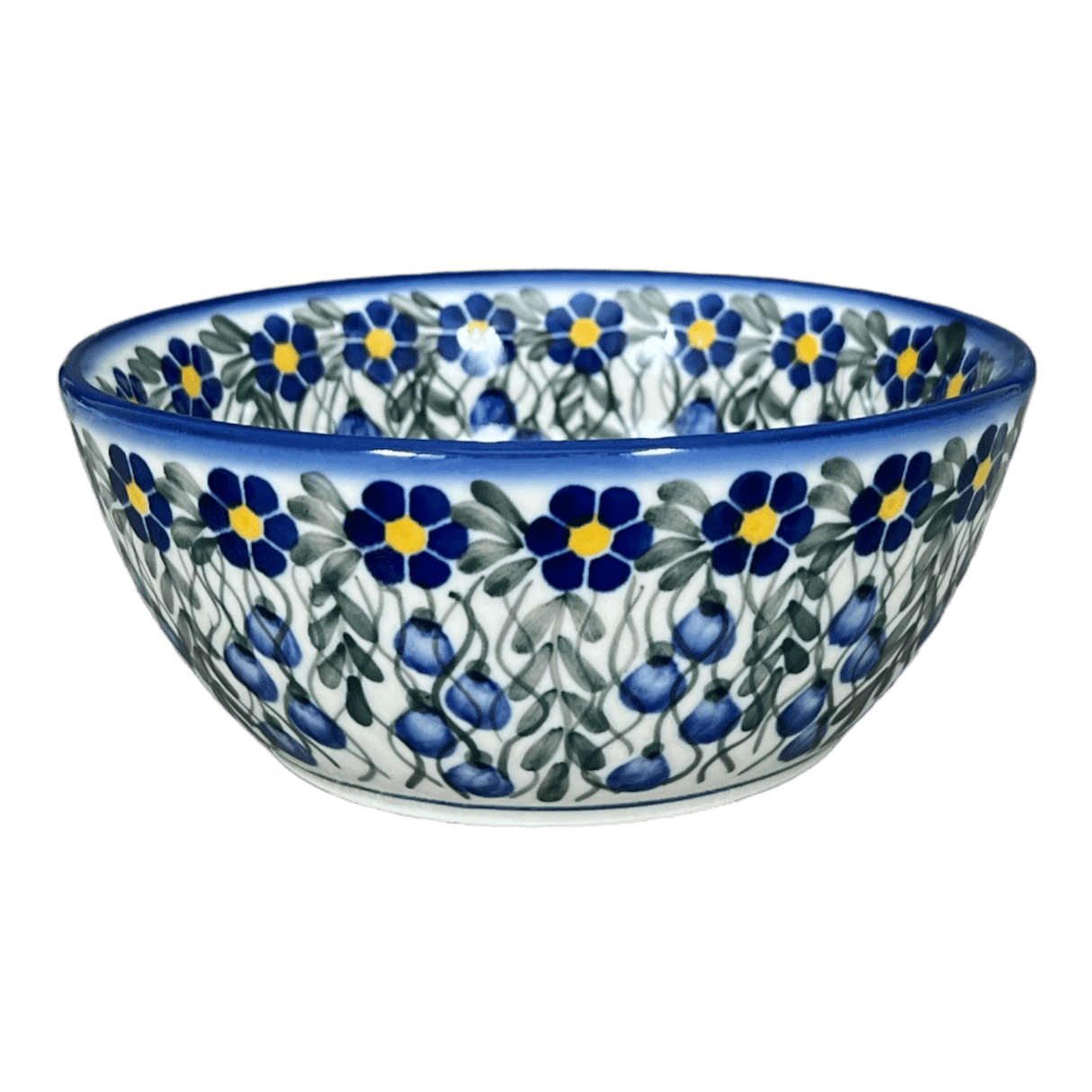 Bowl, Round, 7", WR (WR12C) in "Modern Blue Cascade" by W.R. Ceramika | WR12C-GP1