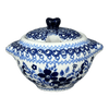 Polish Pottery 3" Sugar Bowl (Duet in Blue) | C003S-SB01 at PolishPotteryOutlet.com