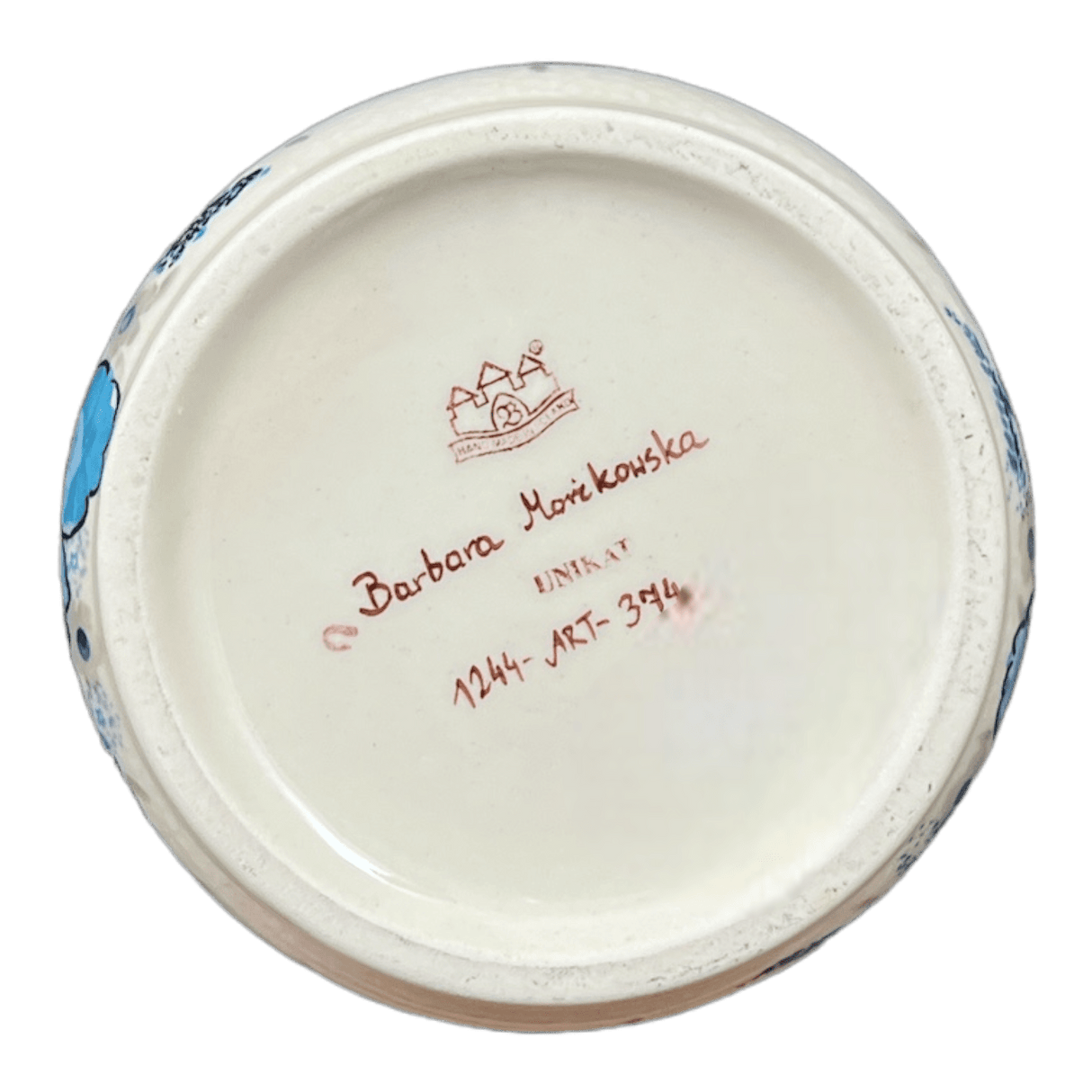 Canister, 2 Liter in "Something Blue" by Zaklady | Y1244-ART374