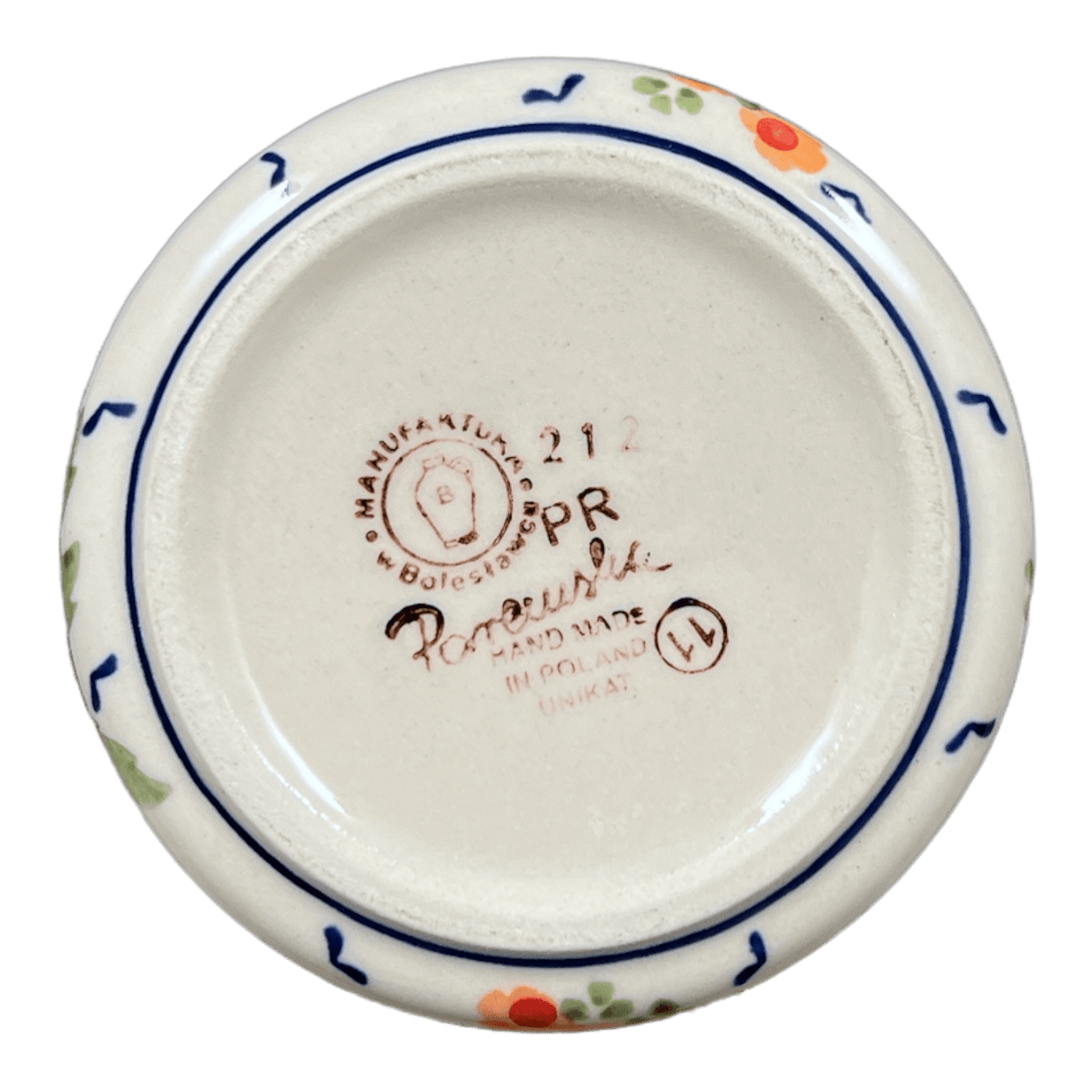 Butter Crock, 4.5" in "Brilliant Garden" by Manufaktura | M136S-DPLW