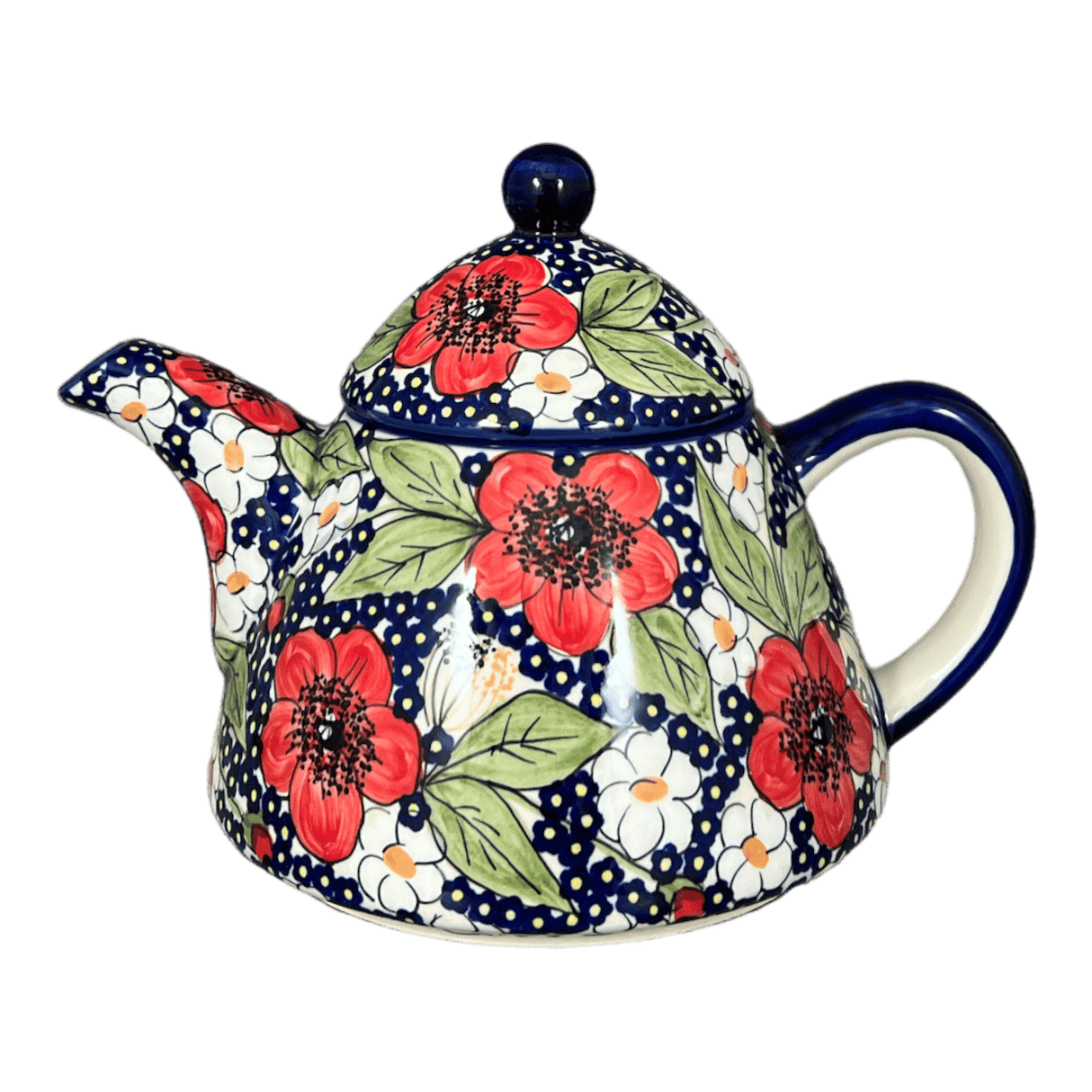 Teapot, 0.9 Liter in "Poppies & Posies" by Manufaktura | C005S-IM02