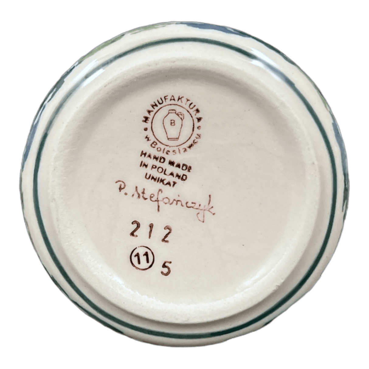 Butter Crock, 4.5" in "Pine Forest" by Manufaktura | M136S-PS29