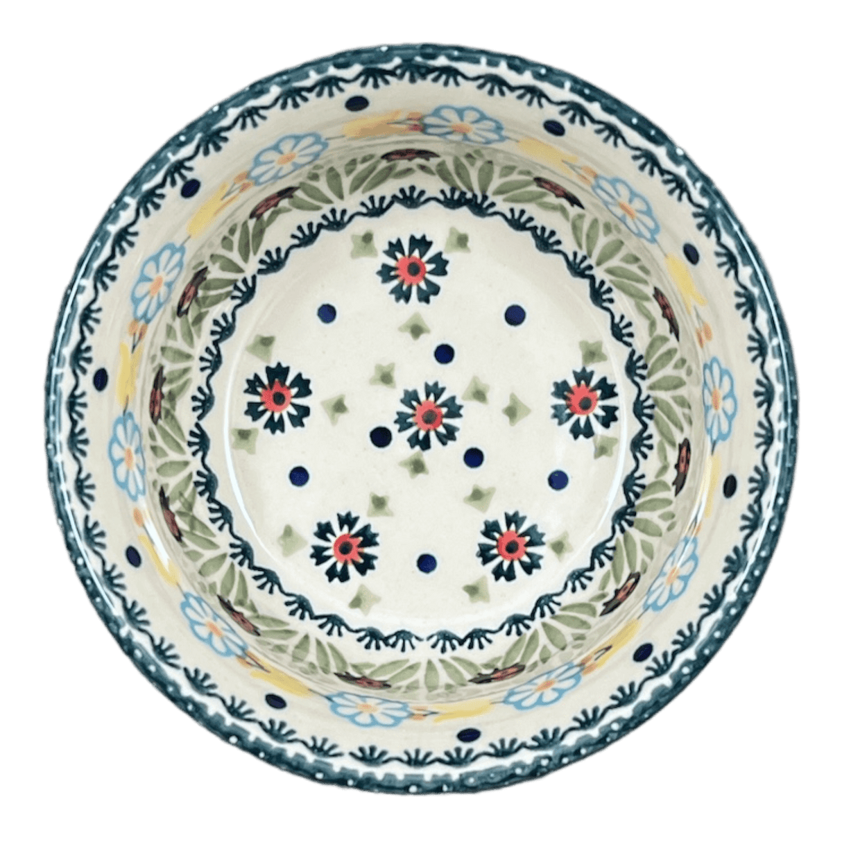 Bowl, Round, 5.5" in "Lady Bugs" by Manufaktura | M083T-IF45