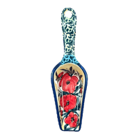 A picture of a Polish Pottery 6" Scoop (Poppies in Bloom) | L018S-JZ34 as shown at PolishPotteryOutlet.com/products/6-scoop-poppies-in-bloom-l018s-jz34