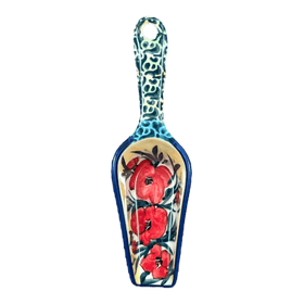 Polish Pottery 6" Scoop (Poppies in Bloom) | L018S-JZ34 Additional Image at PolishPotteryOutlet.com