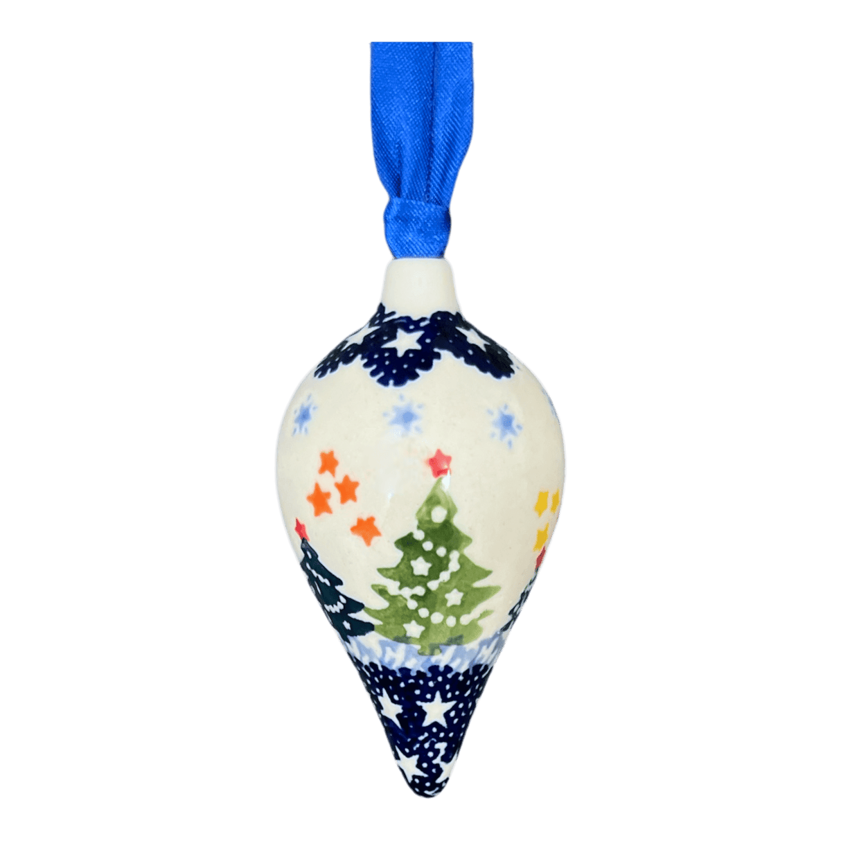 Ornament, Teardrop in "Festive Forest" by Manufaktura | K027U-INS6