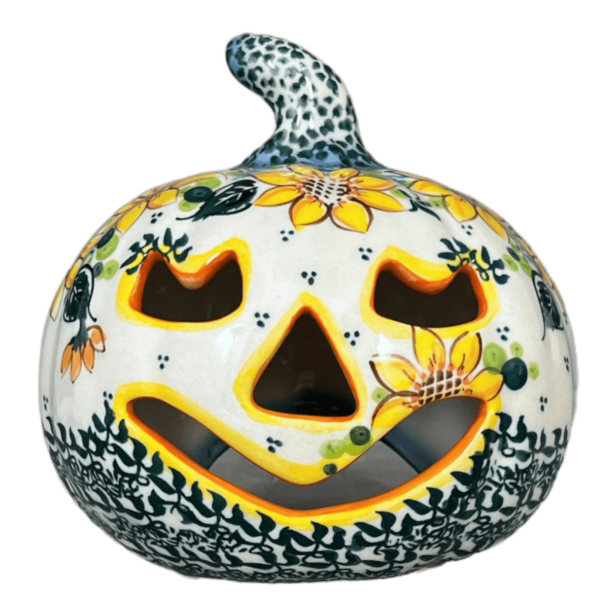Luminary, Pumpkin, 5.75" in "Sunflower Party" by Galia | GAD33-ASZ1